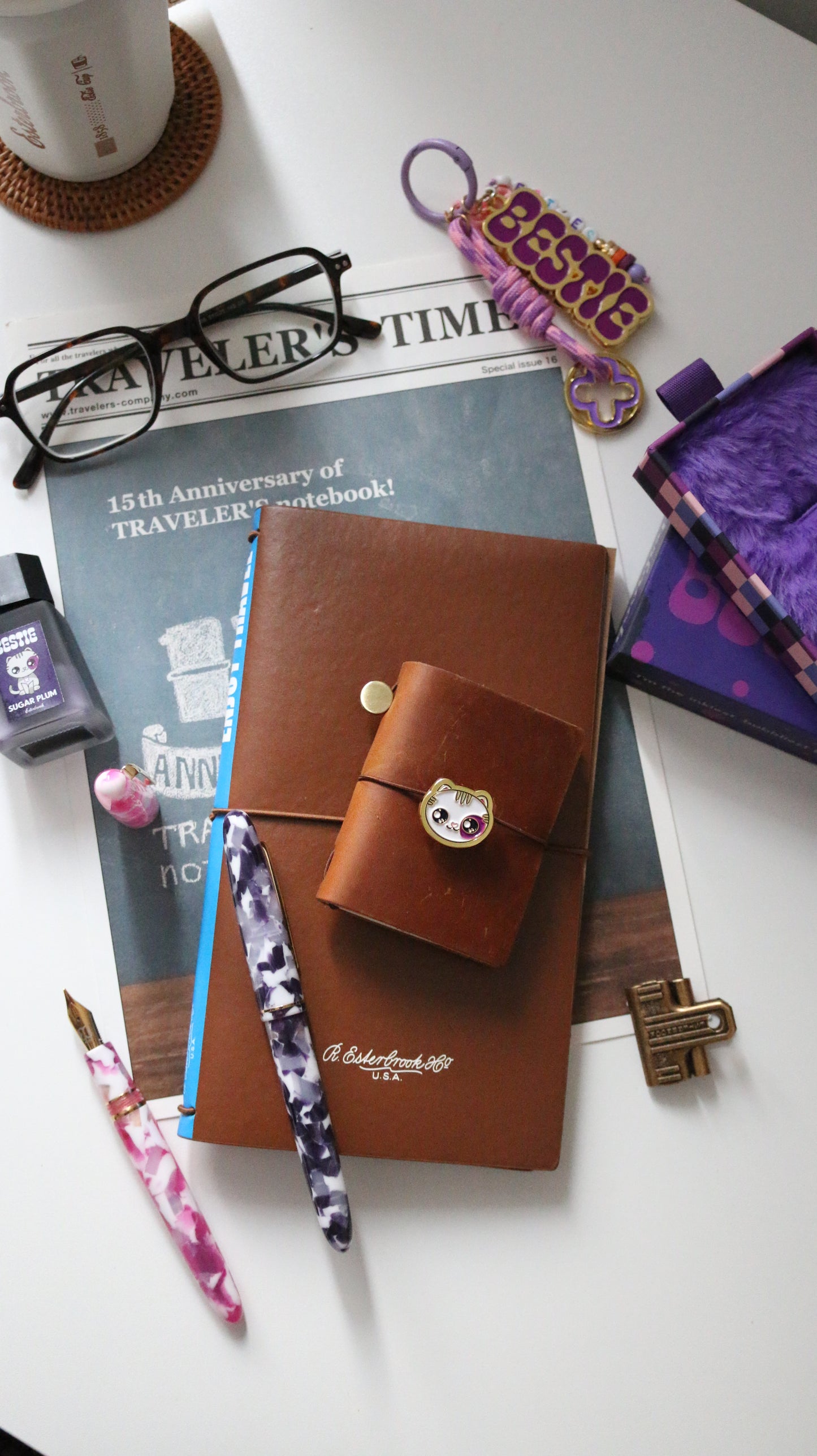 Esterbrook Estie Bestie Fountain Pen in Sugar Plum Purple