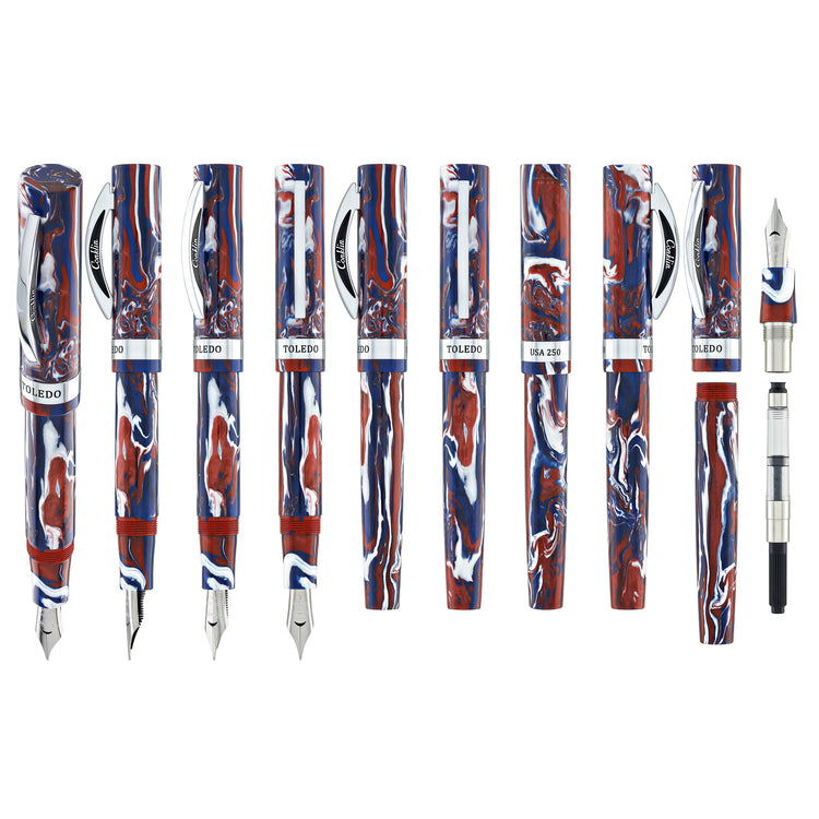 Conklin Toledo Fountain Pen in USA 250th Anniversary - Limited Edition