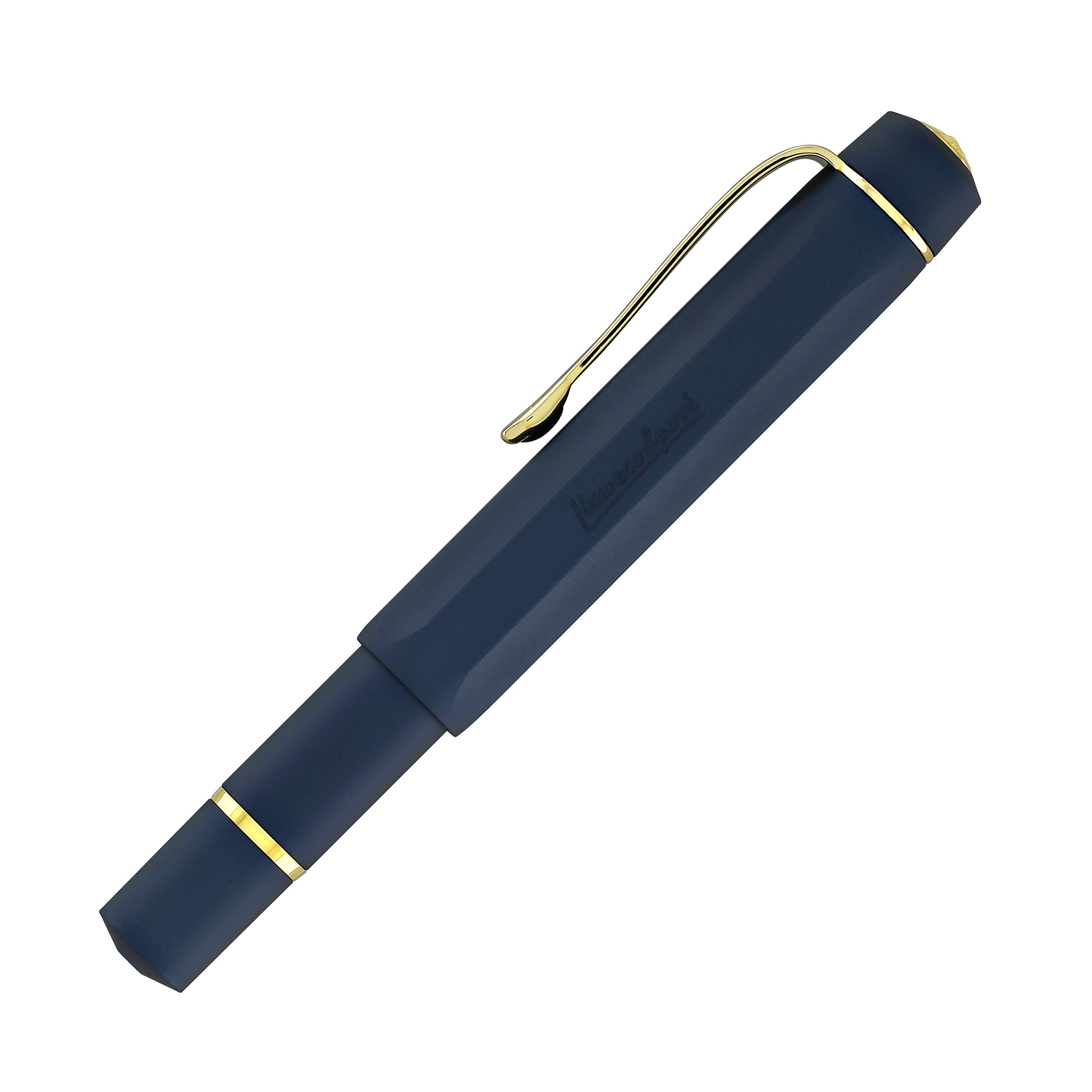 kaweco　Kaweco PISTON SPORT AL Kaweco Piston Sport AL Fountain Pen in Solo Navy/Gold - Goldspot Pens