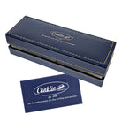 Conklin Endura Deco Crest Ballpoint Pen in Demo Blue with Rosegold Trim - CLO
