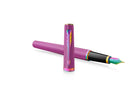Parker Meridian Fountain Pen in Grape Lacquer with Rainbow Trim