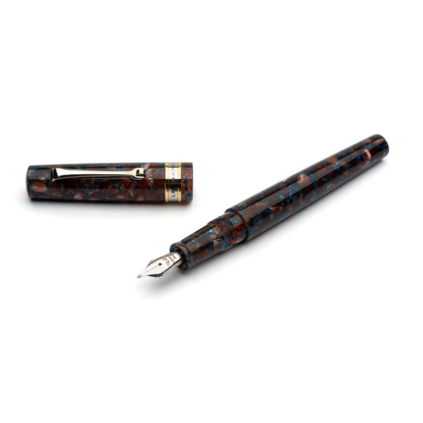 Leonardo La Piccolina Fountain Pen in Classica Brown/Blue Fountain Pen