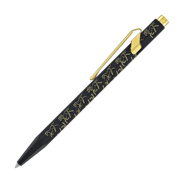 Caran d'Ache 849 Metal Ballpoint Pen in Horse Black