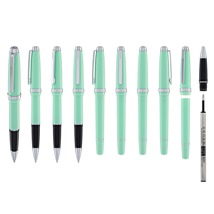Cross Lume Ballpoint Pen in Seafoam with Polished Chrome Appointments