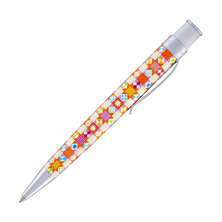 Retro 51 Tornado Vintage Metalsmith Rollerball Pen in Patchwork