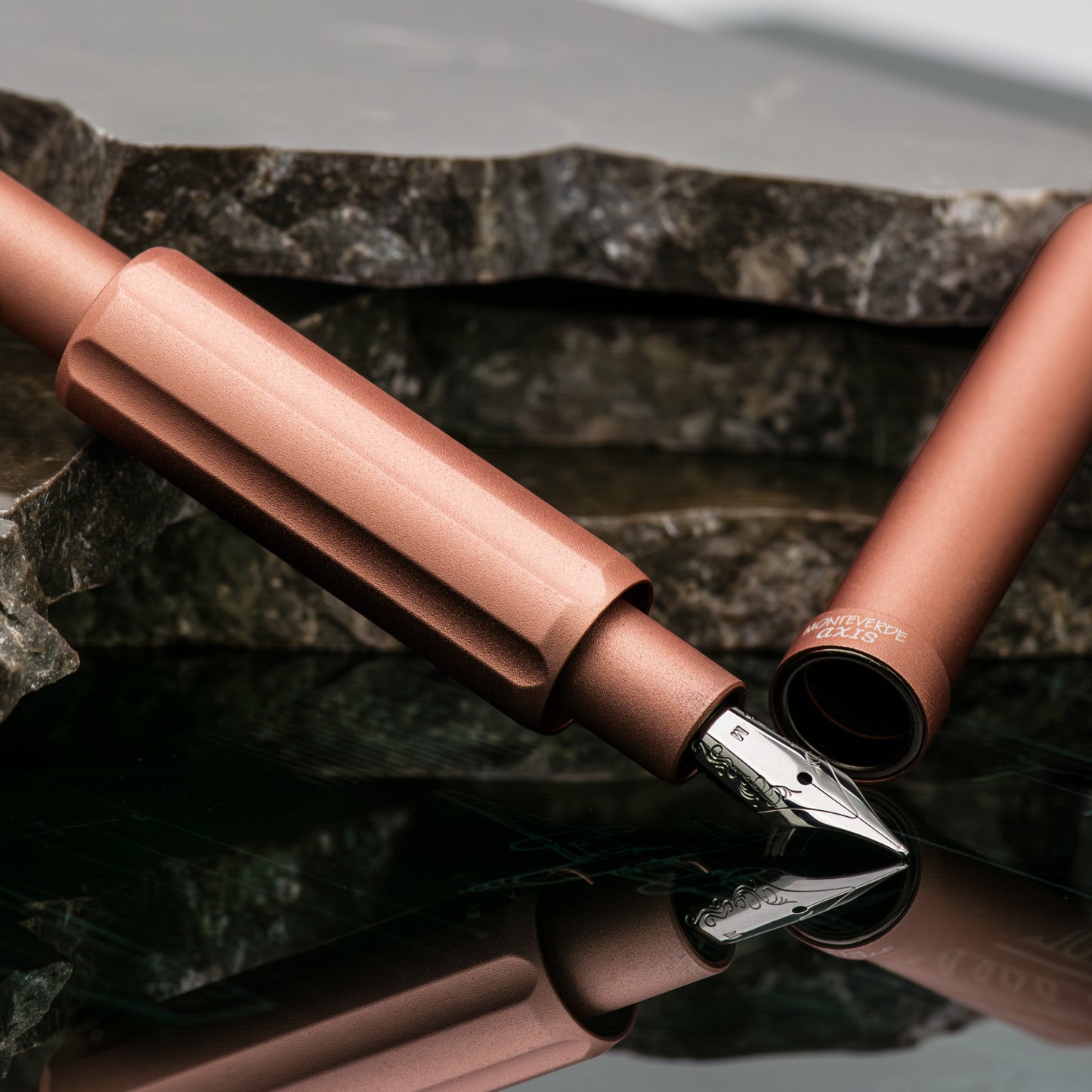 Monteverde Axis Fountain Pen in Champagne