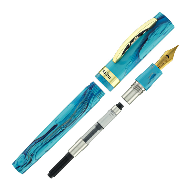 Conklin Toledo Fountain Pen in Tidal Pool - Limited Edition