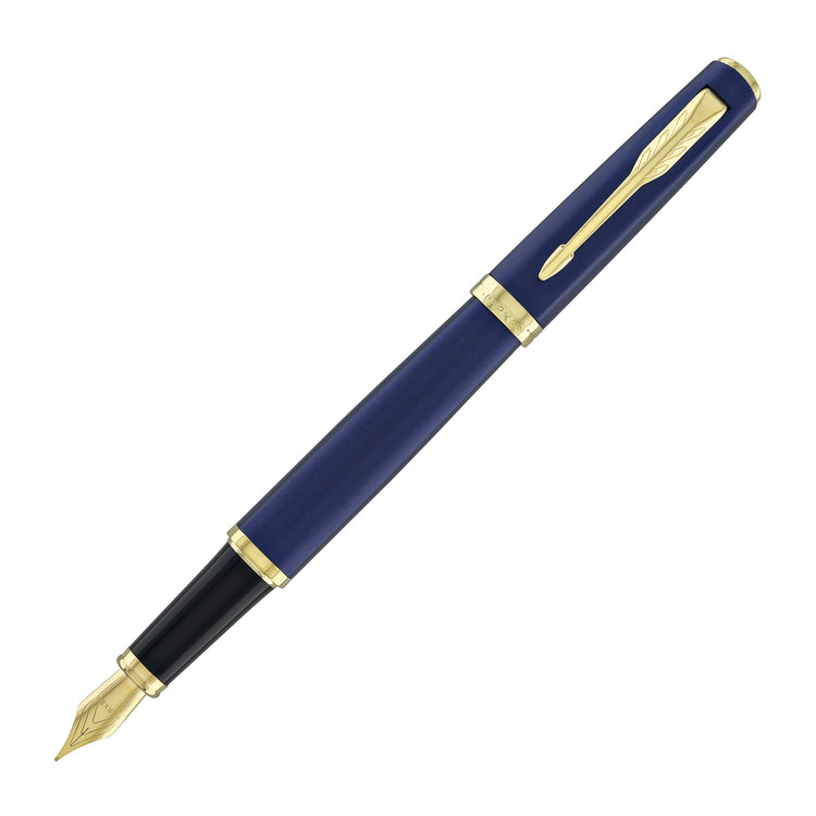 Parker Meridian Fountain Pen in Blue with Gold Trim