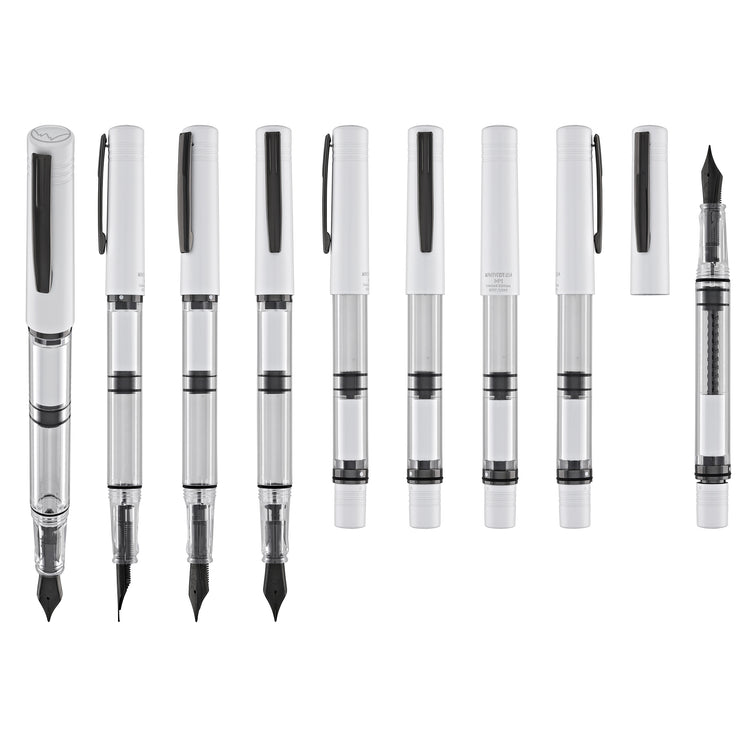 Monteverde USA MP1 Fountain Pen in White Lotus - Limited Edition