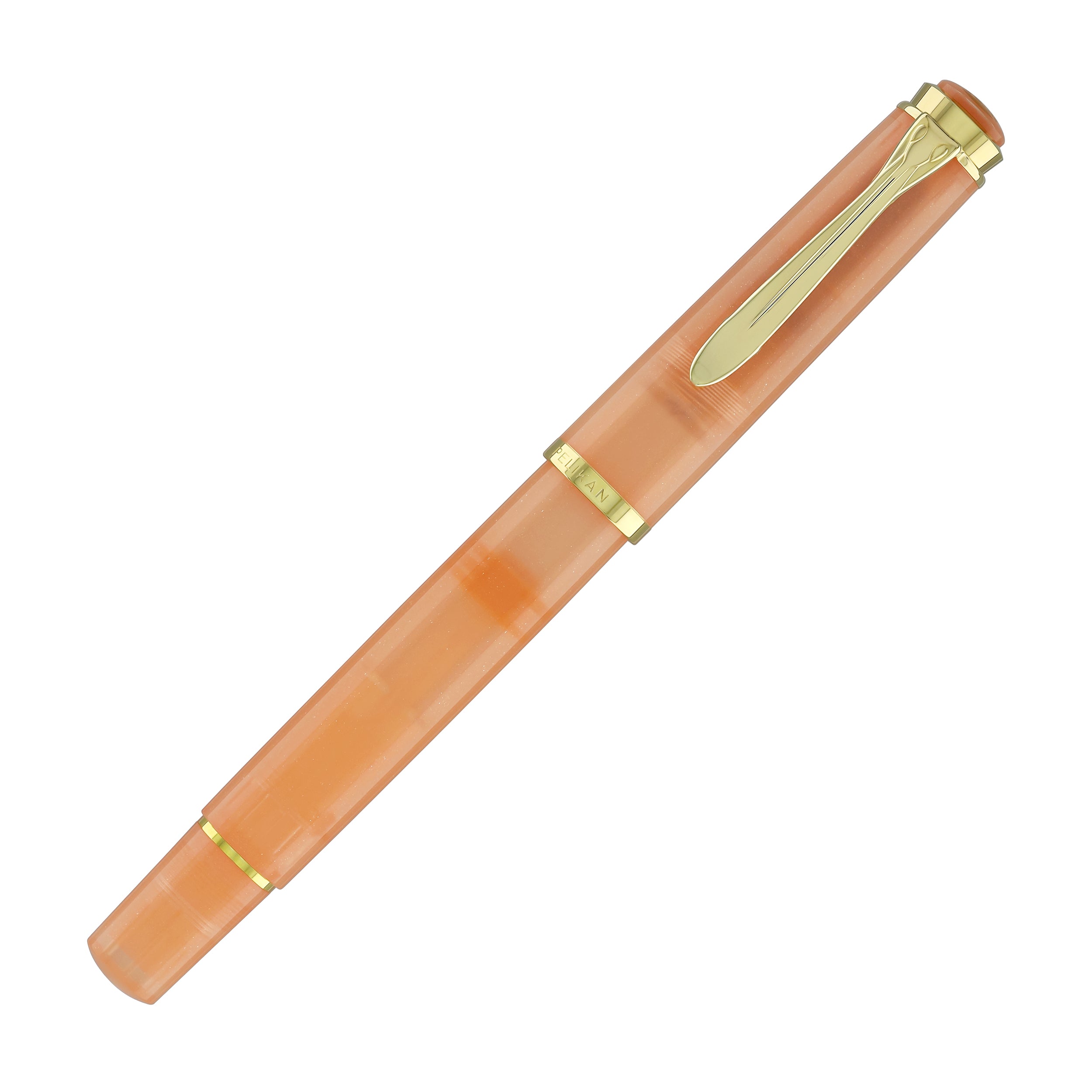 Pelikan Classic M200 Fountain Pen in Apricot Achat - Goldspot Pens