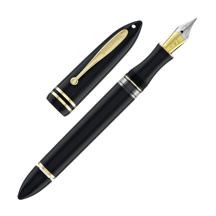Sheaffer Balance III E893 Fountain Pen in Glossy Black & Gold Trims
