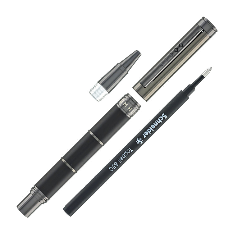 Tom Hessin Revolution Rollerball Pen in Charcoal
