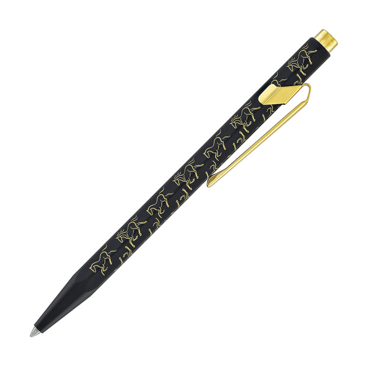 Caran d'Ache 849 Metal Ballpoint Pen in Horse Black