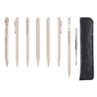 Caran d'Ache Ecridor Ballpoint Pen in Damier with Leather Case - Special Edition Gift Box