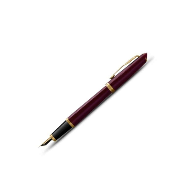 Parker Meridian Fountain Pen in Red with Gold Trim
