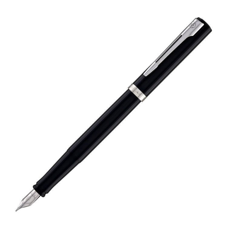 Waterman Impression Fountain Pen in Black with Palladium Coated - Fine Point