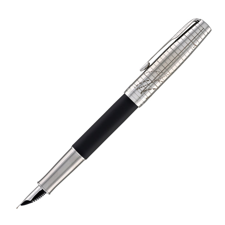 Parker Sonnet Premium Fountain Pen in Legacy of Flight with Chrome Trim - 18k Gold