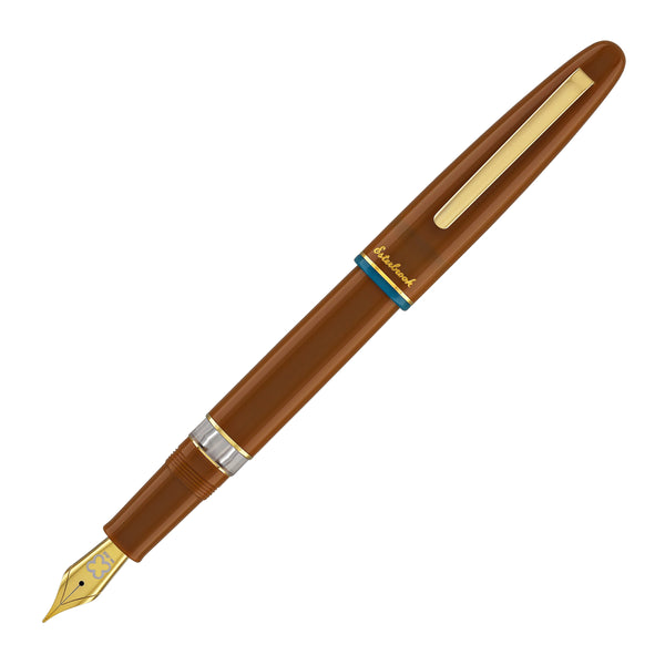 Esterbrook Estie Back to the Lands Button Piston Fountain Pen in Incredible Rock with Gold Trim Fountain Pen