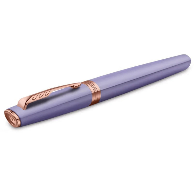 Parker Meridian Rollerball Pen in Lilac Lacquer with Pink Gold Trim