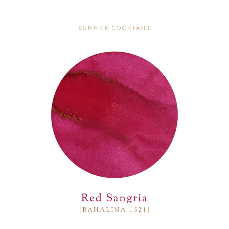 Vinta Inks Manila Pen Show 2025 Collection Scented Bottled Ink in Red Sangria [Bahalina 1521] - 30mL