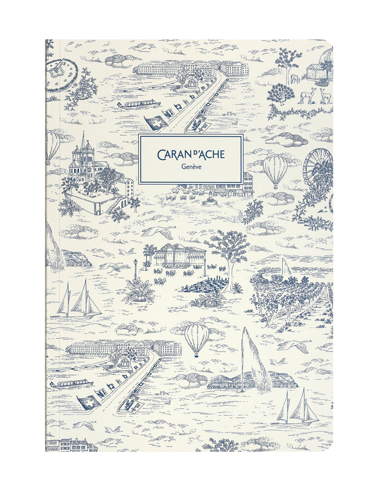 Caran d'Ache Lined Toile de Jouy Notebook Christmas 2026 - A5