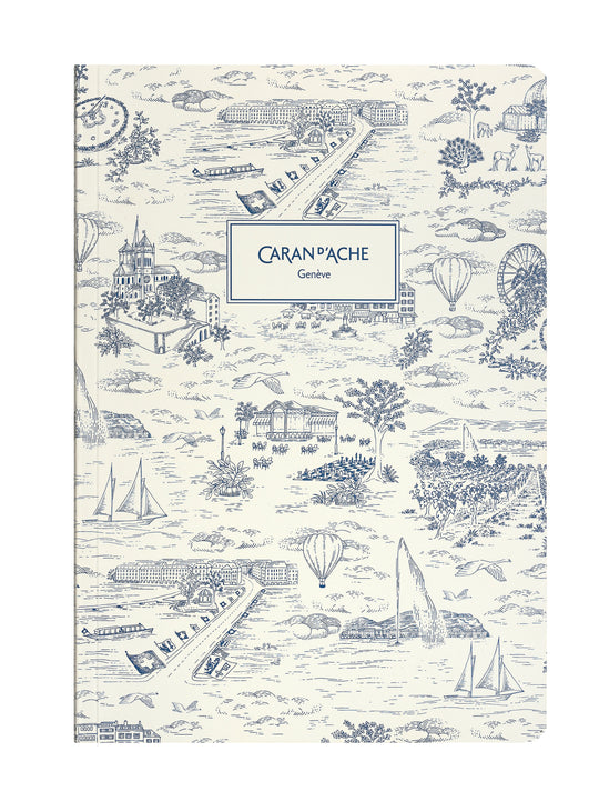 Caran d'Ache Lined Toile de Jouy Notebook Christmas 2026 - A5