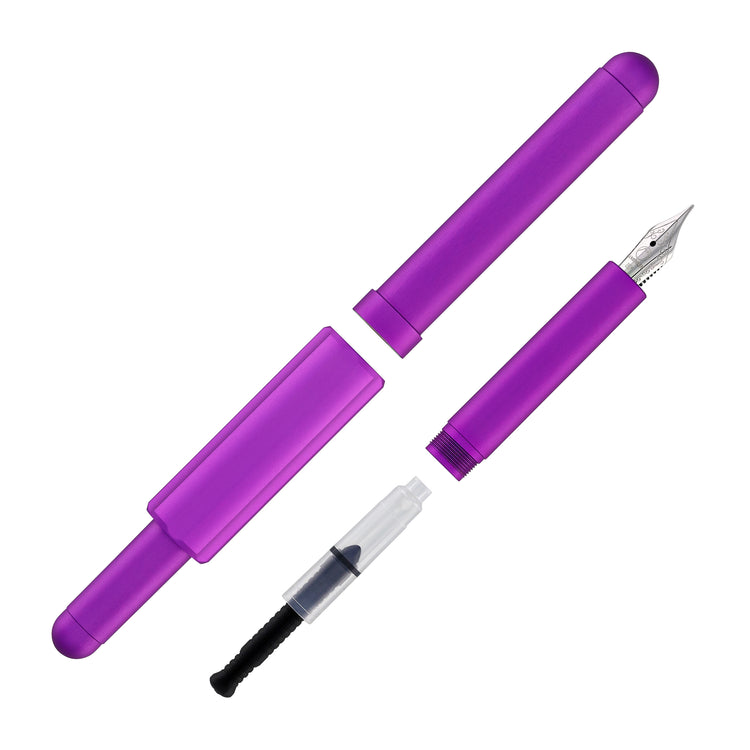 Monteverde Axis Fountain Pen in Matte Purple