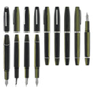 Scribo Flow Fountain Pen in Evoluzione with Ruthenium Trim