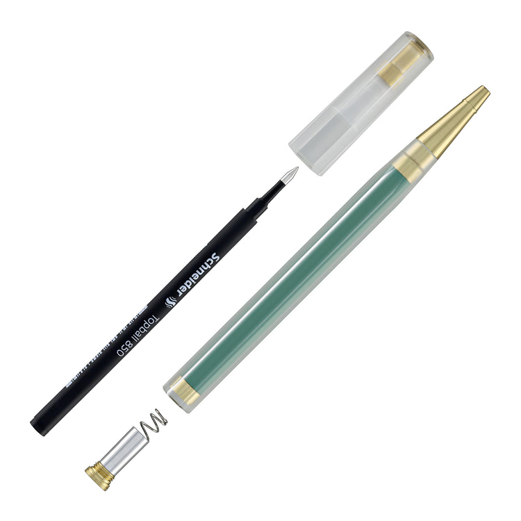 ystudio Glamour Evolve Elemental Rollerball Pen in Clear Green