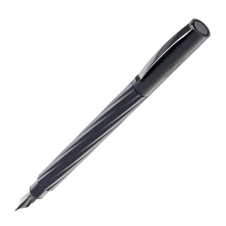 Faber-Castell Ambition Italic Fountain Pen in Obsidian