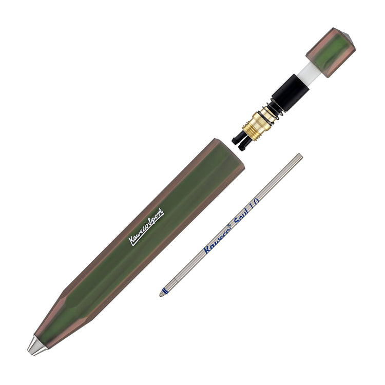 Kaweco Lunar Sport Ballpoint Pen in Shadow Green