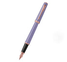 Parker Meridian Fountain Pen in Lilac Lacquer with Pink Gold Trim