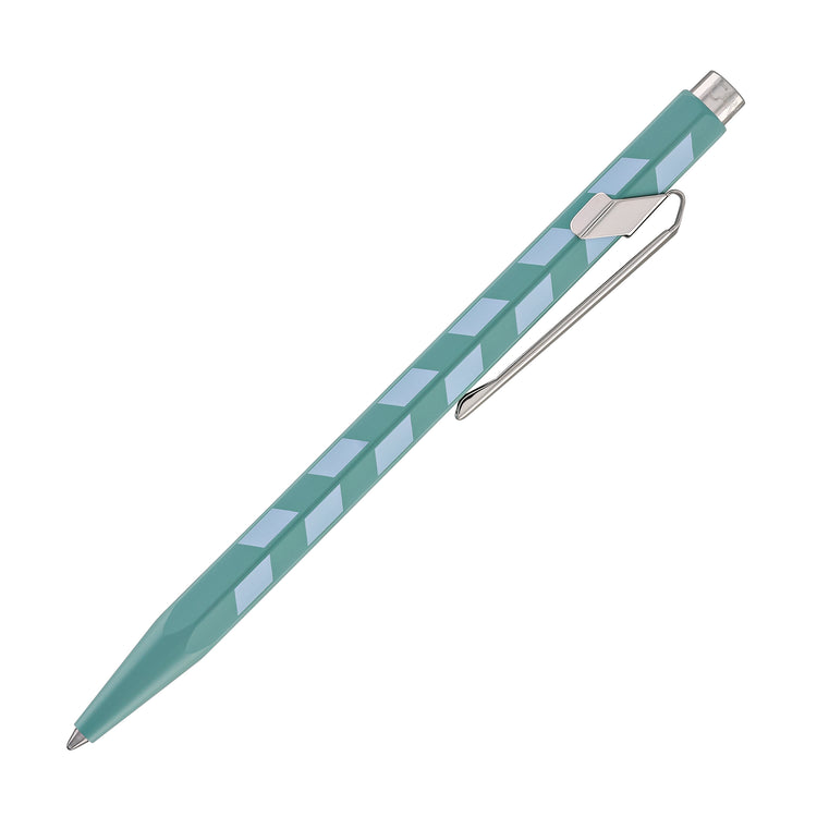 Caran d'Ache 849 Mosaic Ballpoint Pen in Water Green