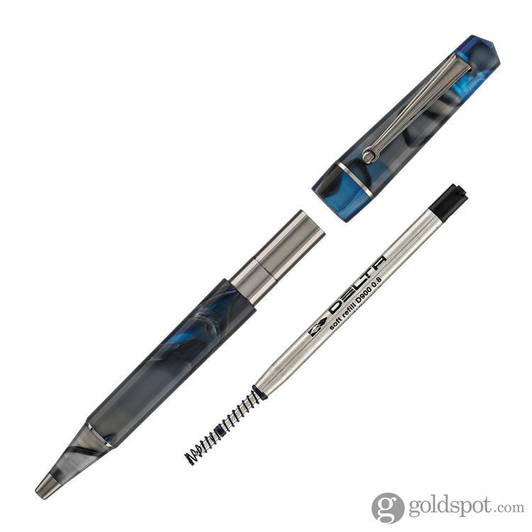 Delta Duna Ballpoint Pen in Grey