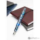 Delta Duna Piston Fountain Pen in Reflex Grey Fountain Pen