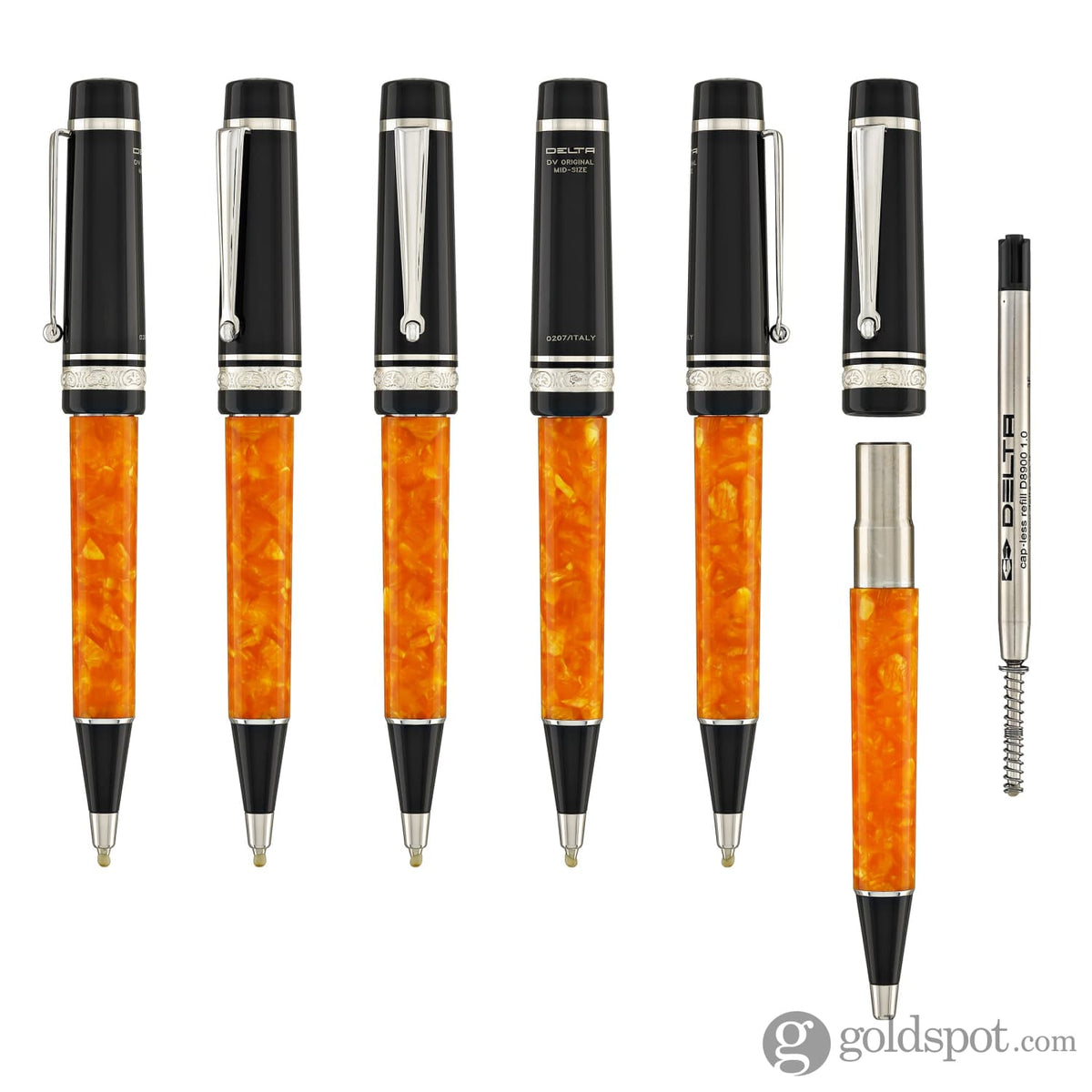 Delta DV Original Mid-Size Ballpoint Pen - Goldspot Pens