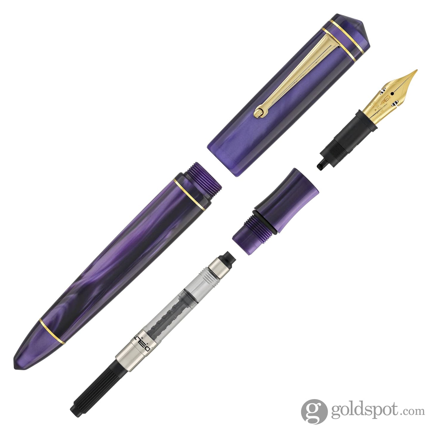 Delta Write Balance Fountain Pen in Purple Fountain Pen