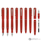 Delta Write Balance Fountain Pen in Red Fountain Pen