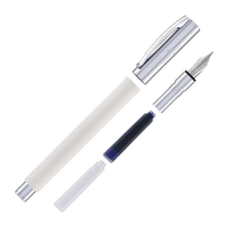 Faber-Castell Ambition Fountain Pen in Cinematic White