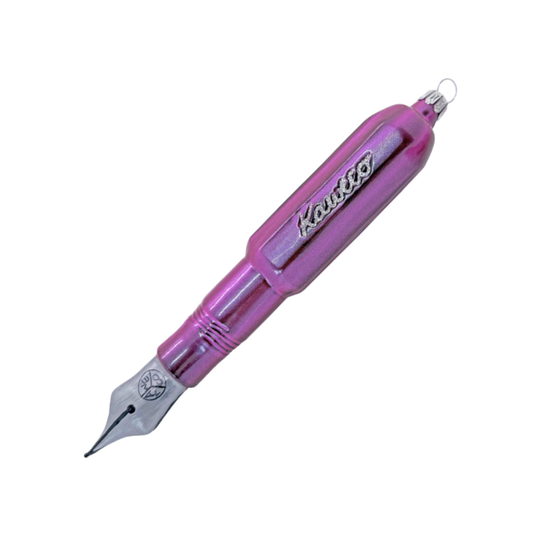 Kaweco Deco Glass Fountain Pen Ornament in Purple