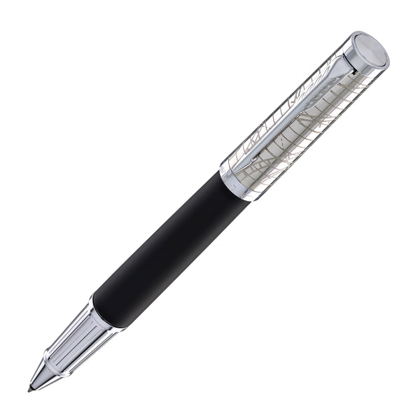 Parker Ingenuity Rollerball Pen in Legacy of Flight with Chrome Trim