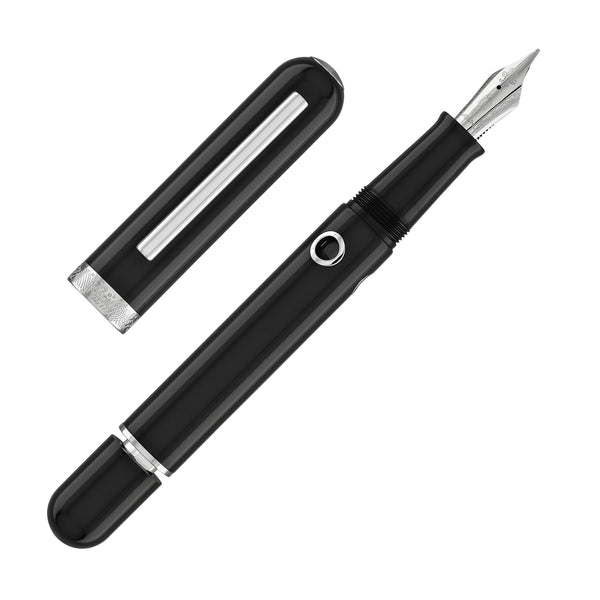 Nahvalur Nautilus Fountain Pen in Cephalopod with Silver Trim Fountain Pen