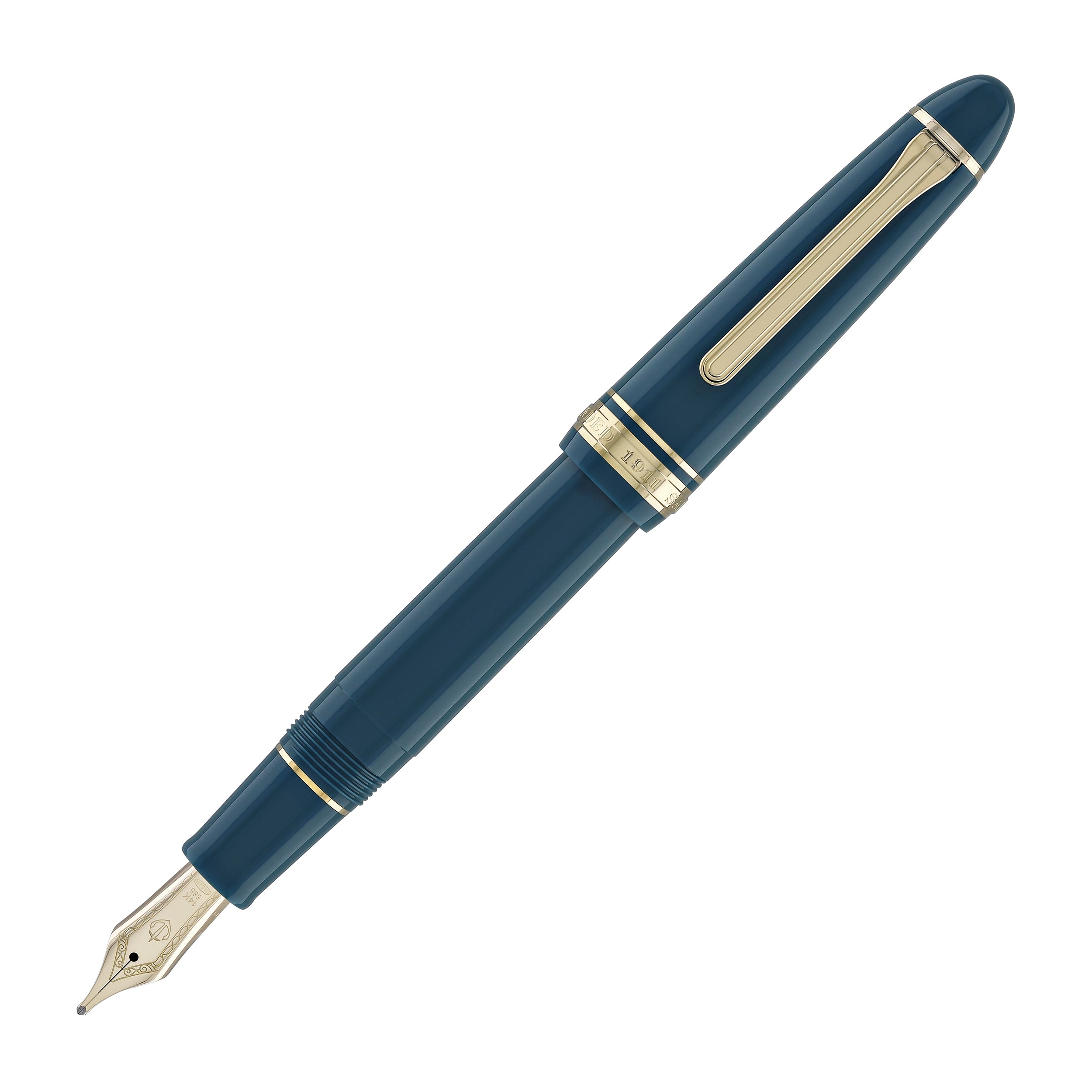 Sailor 1911 Large Fountain Pen in Green - 14kt Gold Nib - Goldspot