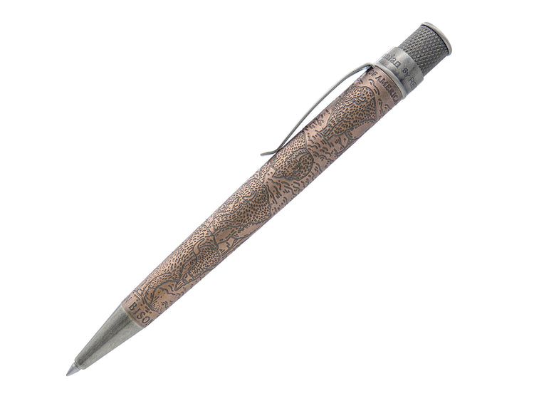 Retro 51 Tornado Smithsonian Rollerball Pen in Bison: Standing Strong