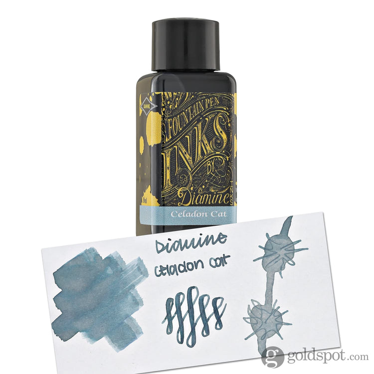 Diamine Classic Bottled Ink in Celadon Cat 30ml Bottled Ink