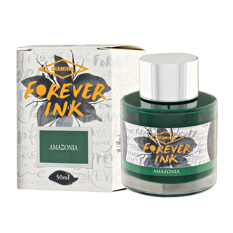Diamine Forever Ink Bottled Ink in Amazonia - 50 ml Bottled Ink