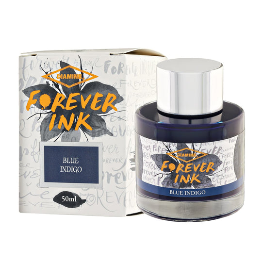 Diamine Forever Ink Bottled Ink in Blue Indigo - 50 ml