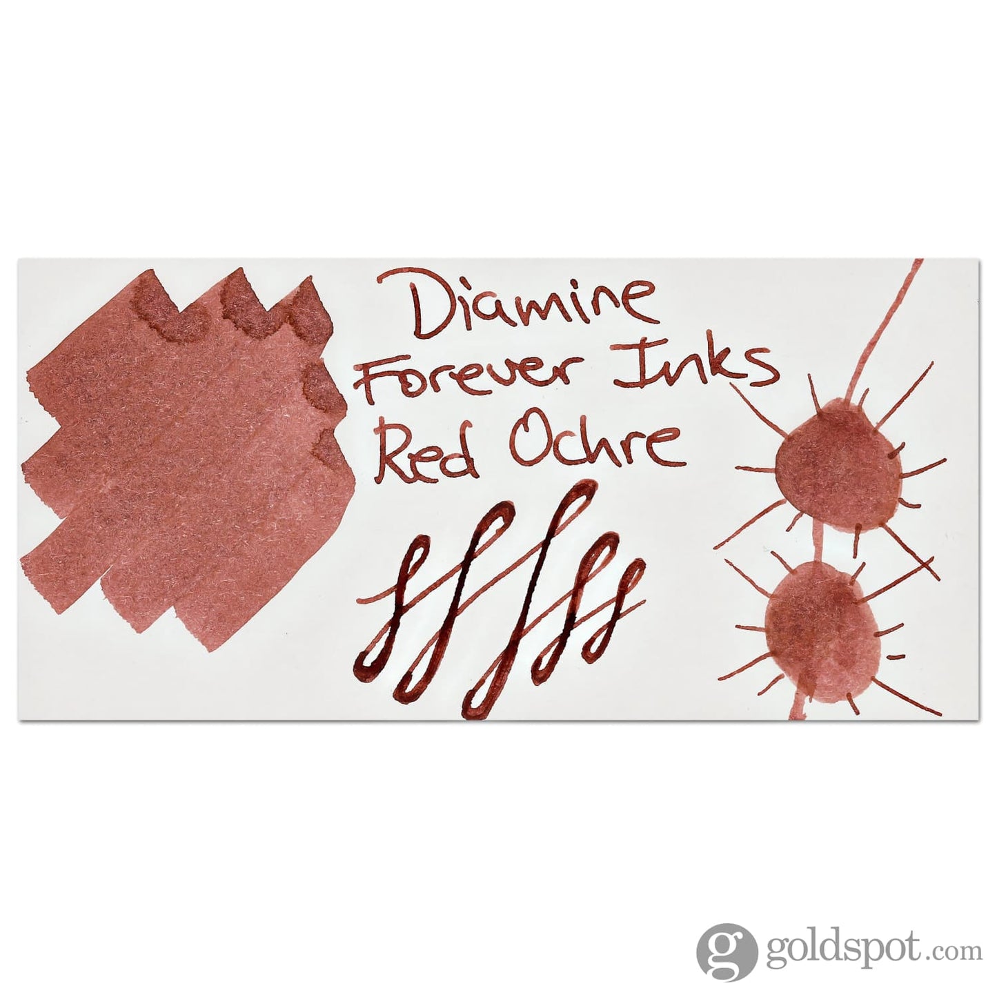 Diamine Forever Ink Bottled Ink in Red Ochre - 50 ml Bottled Ink