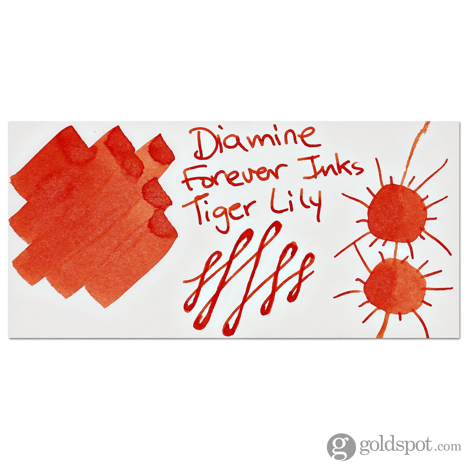 tiger lily coupons Diamine Forever Ink Tiger Lily 50ml