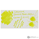 Diamine Inkvent Black Edition Chameleon & Shimmer Bottled Ink in Lemon & Lime - 50 mL Bottled Ink